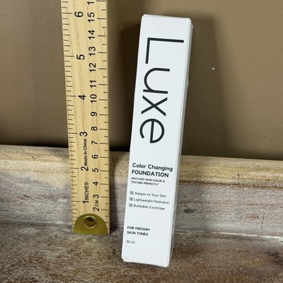 Luxe Research Color Changing Foundation for Women   30 mL Medium -Dark skin tone