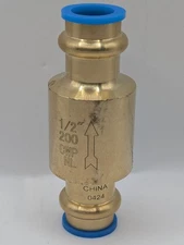 1/2" Legend P-450NL Press Inline Check Valve Lead Free