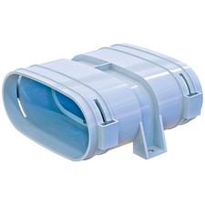 Blauberg BlauFast 117x52mm Semi Rigid MVHR Radial Ducting Connector Joiner