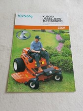 KUBOTA DIESEL ZERO-TURN MOWER 2D21 Agricultural Sales Brochure AUG 2006 #2190-01