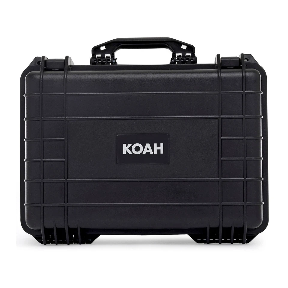 Koah Weatherproof Hard Case Customizable Foam 18 x 14 x 7 In