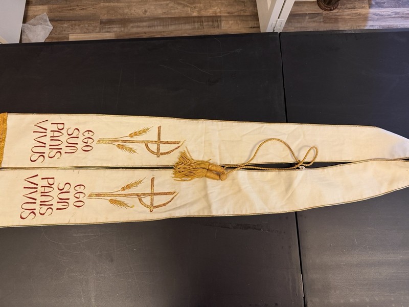 Stole Vestment I Am The Bread Of Life Vestment Catholic