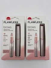 2x FINISHING TOUCH FLAWLESS BROWS REMOVES HAIR PAIN FREE BOTH NEW! MR 179