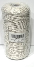 Macrame Cord 2mm Colored Beige White Cotton Cord, 2mm, New Ships Free