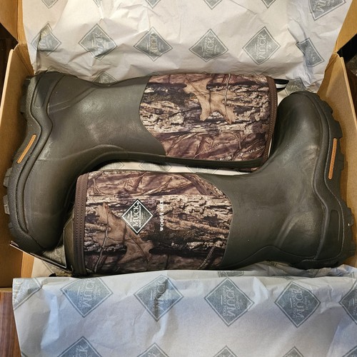 MUCK Woody Max Mossy Oak Break-Up Country Hunting Boots (Men's 12M) - Picture 2 of 5