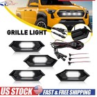 4Pcs White LED Grill Lights For 2024 2025 Toyota Tacoma TR D Sport / Off-Road US