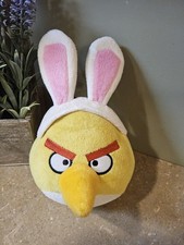 Angry Birds Yellow Bird Bunny Ears Easter Seasons 5" Plush Chuck