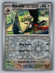 Staravia 149/198 Reverse Holo Common Scarlet & Violet Base Set
