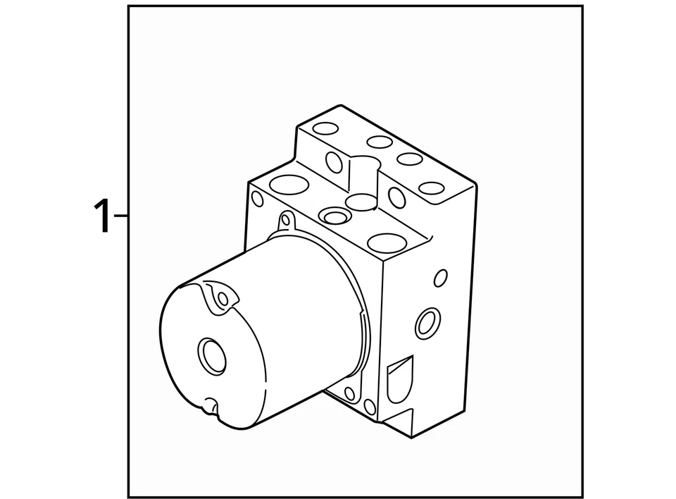 Conjunto de peça de freio antibloqueio compatível com 12-19 BMW 640i, 34516876912  - Imagem 4 de 4