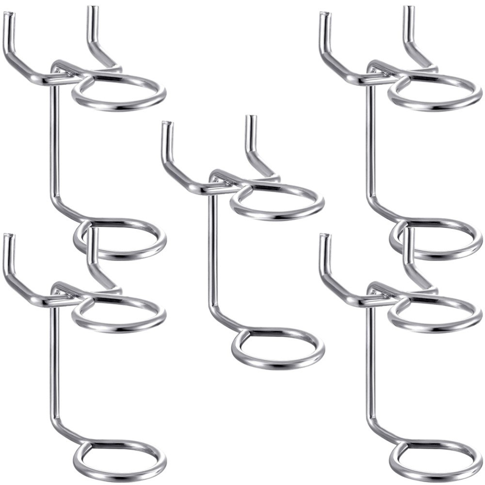 5 Pcs Utility Hooks for Peg Board Office Shelf Organizer