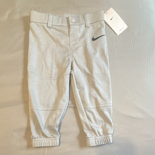 Nike Dri-FIT Youth Boy's Baseball/Softball Pants Wolf Gray Size 3T NEW