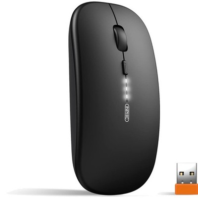 kabellose Maus, Laptop, PC, Mac, aufladbar, leise, 2400 DPI, USB, tragbar