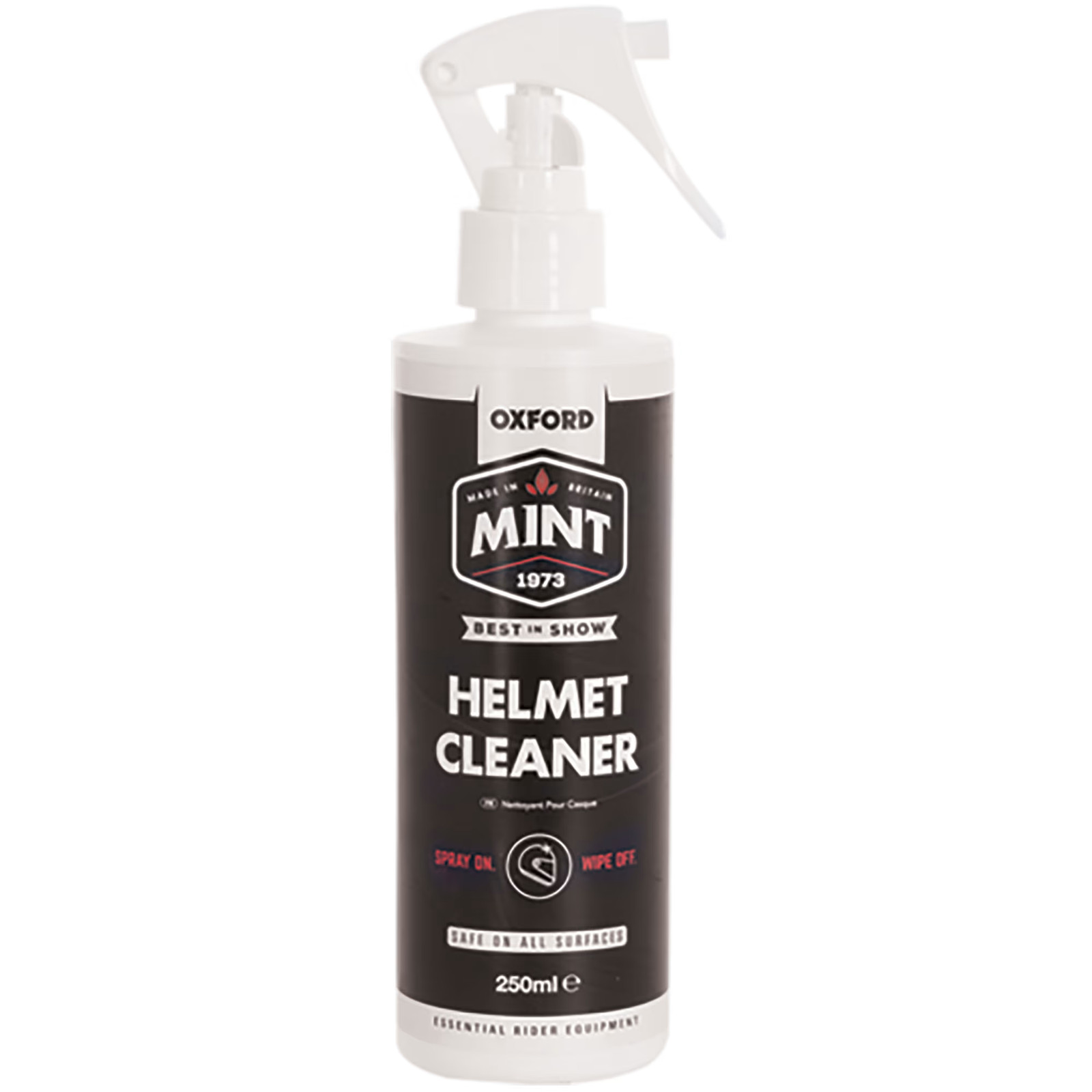 Oxford Mint Helmet & Visor Cleaner 250ml Motorcycle Motorbike