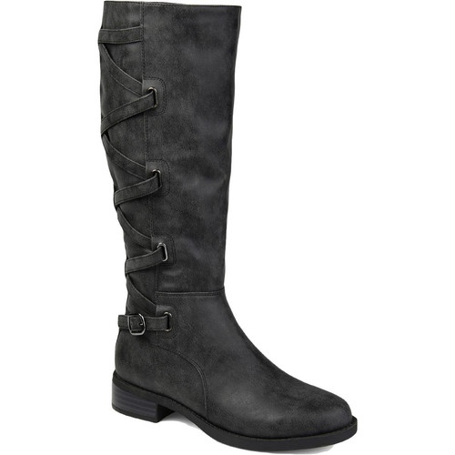 Journee Collection Womens Carly Extra Wide Calf Knee-High Boots Shoes BHFO 7714