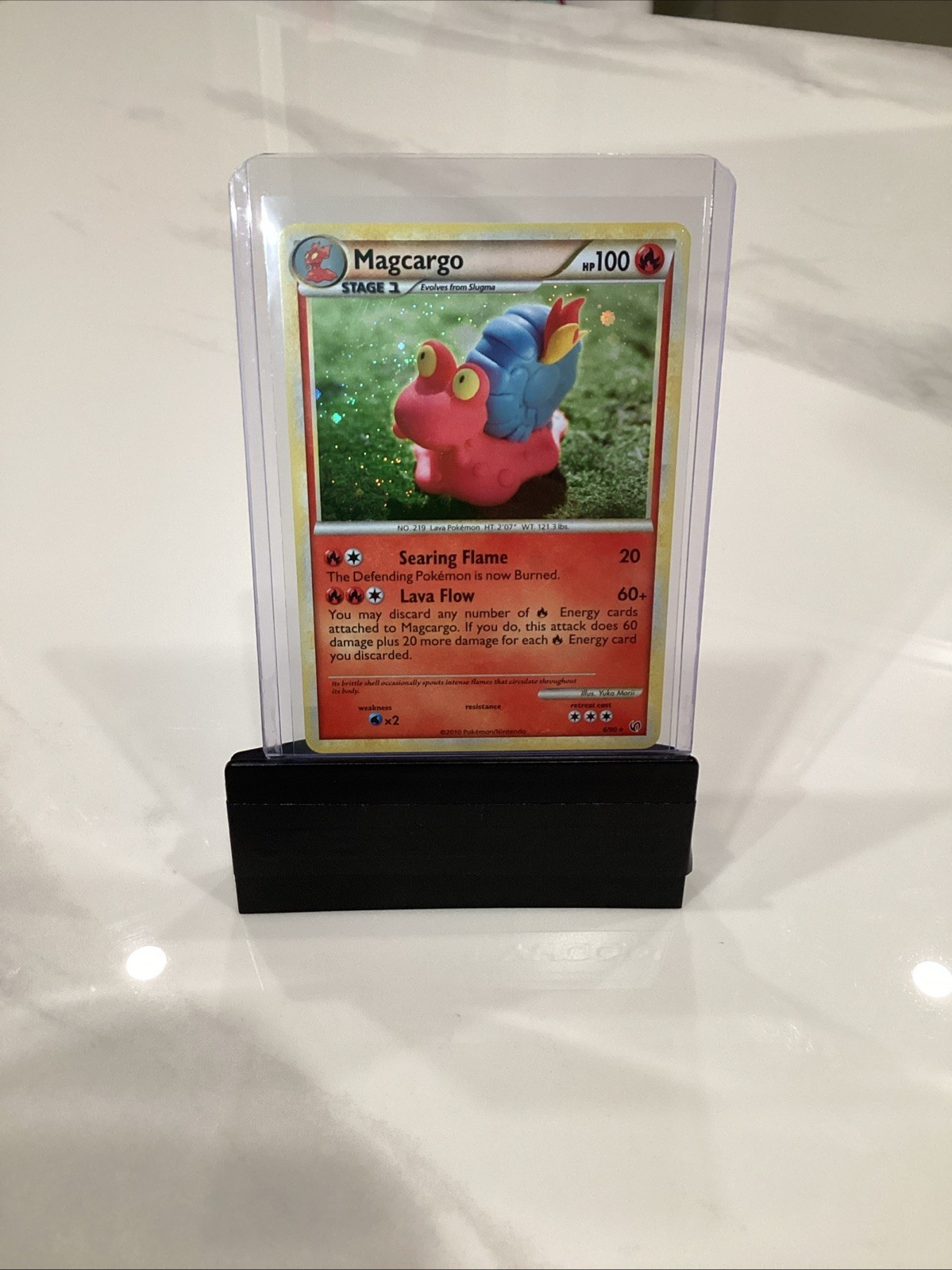 Pokémon TCG Magcargo HS-Undaunted Holo Rare Card 6/90 Mint Condition