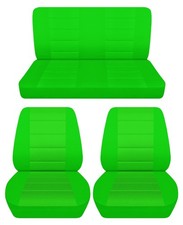 Front And Rear Seat Covers Fits 1966 To 1970 Dodge Charger Nice Colors
