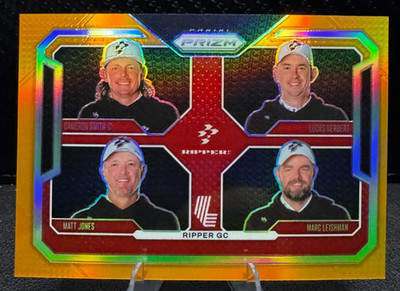 2025 Prizm LIV Orange #64 Matt Jones/Lucas Herbert/Marc Leishman/Cameron Smith