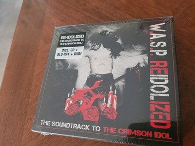 WASP - REIDOLIZED - CD + BLU - RAY + DVD - NEW SEALED  - THE CRIMSON IDOL - 