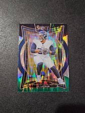 2024 Select Rookie JC Latham Titans Black Green Shock Prizm Concourse  #11