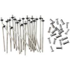 DW True Pitch Bass Drum Tension Rods 20-pack 20 Pack