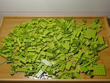 Lego Lime Green Bright Green Mixed Parts Pieces Bricks Plates Lot