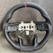 Full Leather Sport Steering Wheel Wheated For Dodge Ram 1500 Rebel 2019-2024 Full Leather Sport Steering Wheel Wheated For Dodge Ram 1500 Rebel 2019-2024