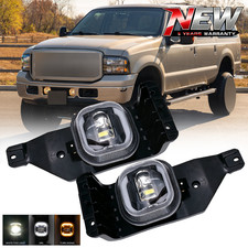 Clear Bumper Led Fog Lights Turn Signal For Ford F450 Super Duty 2005-2007 Clear Bumper Led Fog Lights Turn Signal For Ford F450 Super Duty 2005-2007