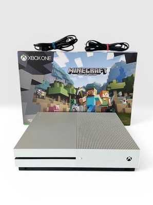 Xbox One S 500GB Minecraft Edition W/Original Box and Accessories