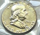 1961-P Ben Franklin Half Dollar Proof PF67