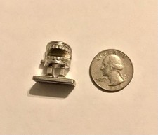 Small Metal Chattering Teeth Comedy Token Figure