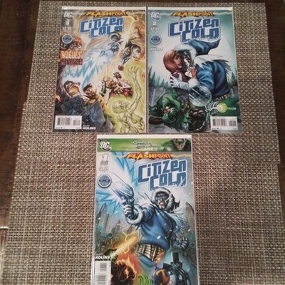 DC - Flashpoint: ''CITIZEN COLD'' 3pc Complete Set. 2011. UNREAD. 