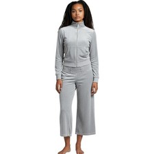 Juicy Couture Womens M Gray Velour Track Suit...