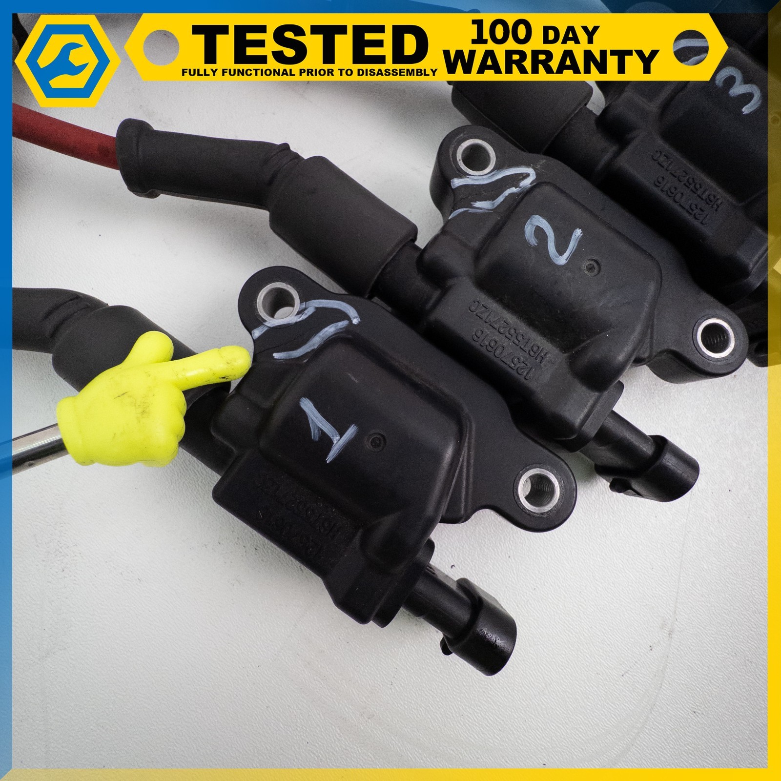 05-13 CHEVROLET CORVETTE C6 6.0L V8 ENGINE MOTOR IGNITION COIL SET OF 8 OEM