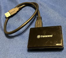 Transcend RDF8K Card Reader CF / MicroSD / SDHC SDXC SD Card Slot + USB Cable