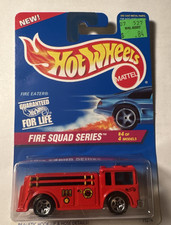 Hot Wheels FIRE EATER - 1996 Fire Squad #427 - Red, 5-Spoke Wheels
