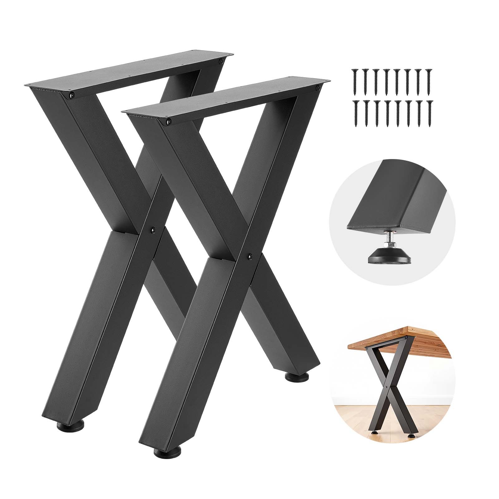 Pieds de table en acier stables Uimoso pour supprimer les oscillations de bureau