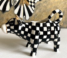 Mackenzie Childs courtly Creamery cow creamer...
