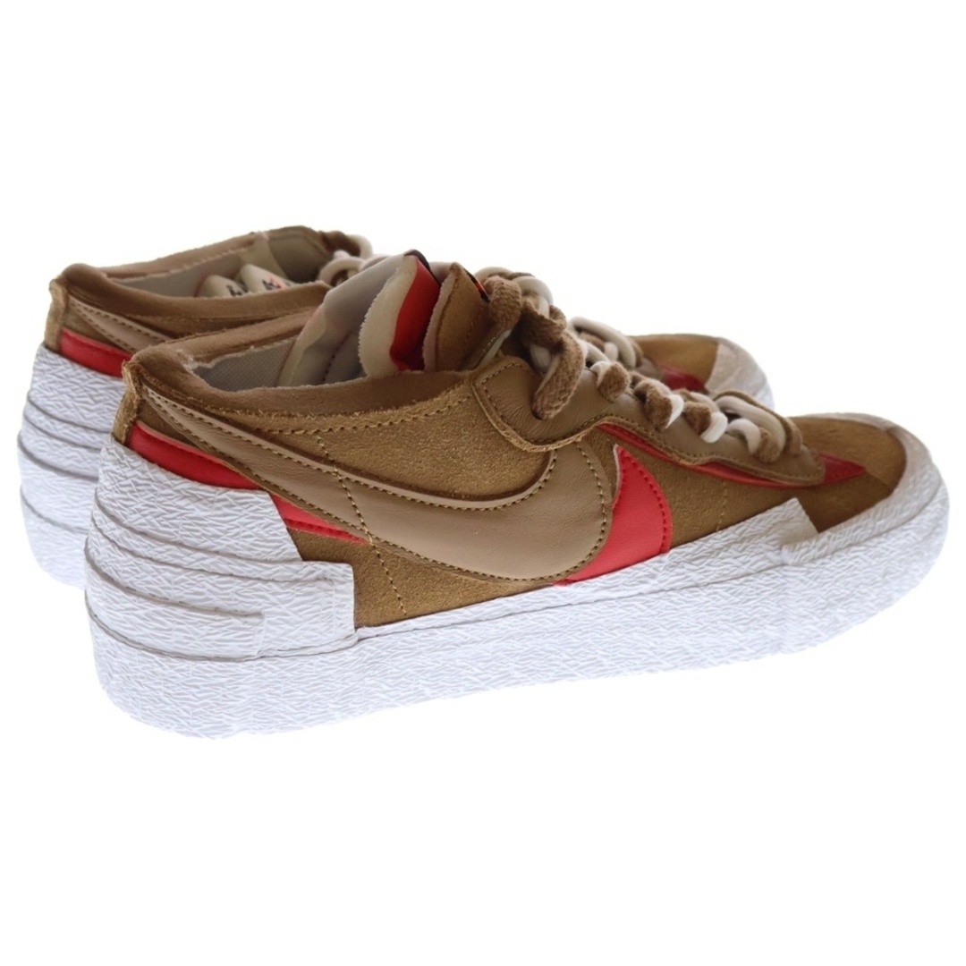 SACAI X NIKE NIKE X SACAI BLAZER SNEAKERS BASSE TAGLIO TAN BRITANNICO BIANCO MARRONE US9 5 27 5 cm usate 5