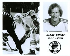 Blake Dunlop St Louis Blues 8x10 1980-1981