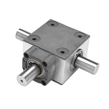 Mini 90 Degree Right Angle Gearbox Reversing Gearbox 3-Way 16 Teeth 2.5 Module