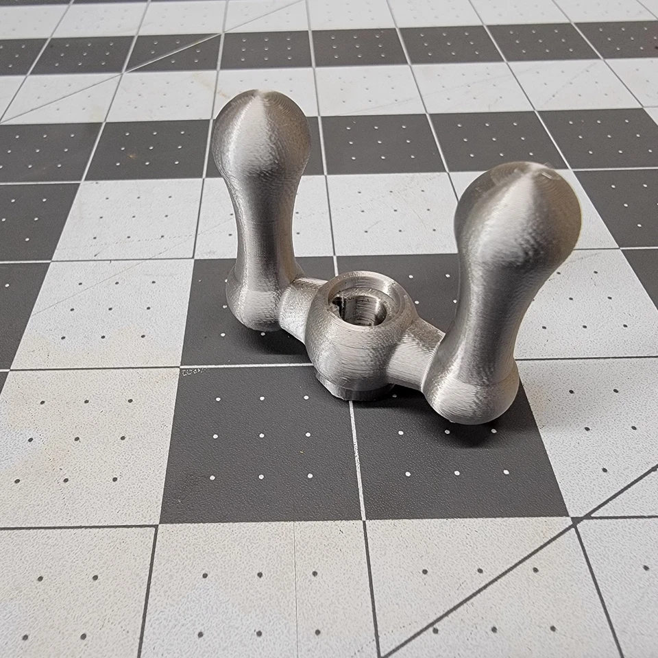 Atlas Craftsman 618 6" Lathe Compound Slide Crank, Thumb Hand Wheel - Image 4 of 4