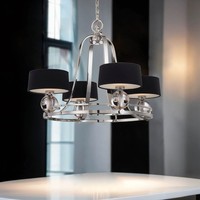 Design Kronleuchter Esstisch HöHenverstellbar Ø77,5Cm Mit Schirm Pendelleuchte