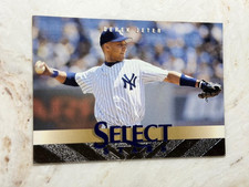 DEREK JETER - 1995 PINNACLE BASEBALL BLUE SELECT STARS INSERT CARD