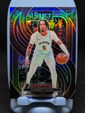 2024-25 Panini Select - Premier Level Stephon Castle #175 Blue Prizm (RC)
