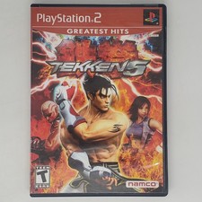 Tekken 5 GH Sony PlayStation 2 PS2 CIB w Manual Tested & Working Good Condition 