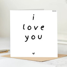 I Love You Card-Romantic Card For Him Or Her 6x6