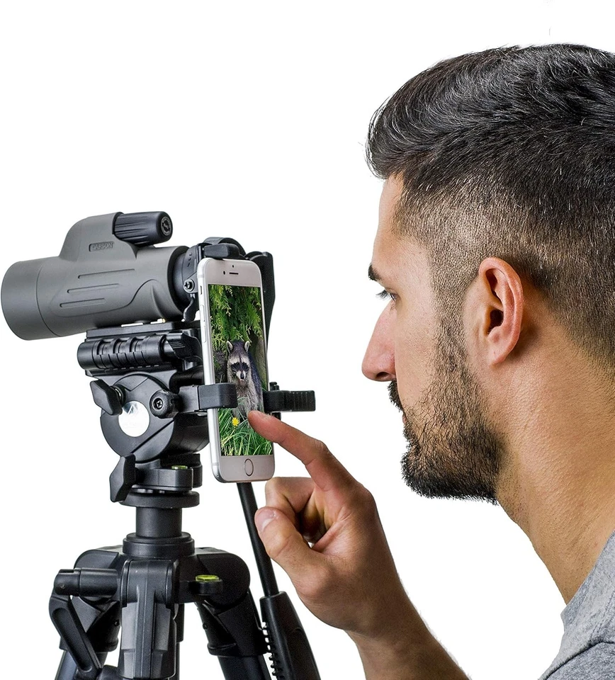 Carson MonoPix Smartphone Digiscoping Adapter Bundle - 8x42mm Waterproof Mono - Image 4 of 4
