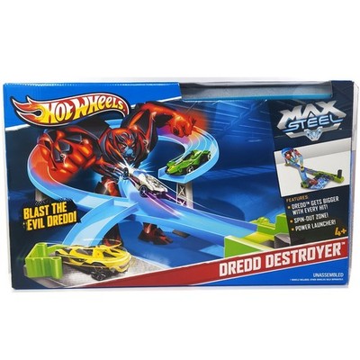 Hot Wheels - Max Steel - Dredd Destroyer Track Set - Retired 2012