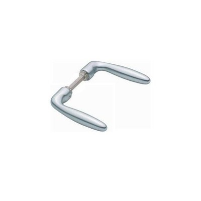 Hoppe Türdrückerpaar Verona 1510 Alu.F1 o.Rosetten 4-KT.8mm Türdrückerpaare