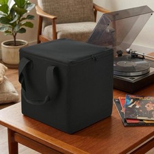 Vinyl Record Storage Bag Comfortable Easy to Store with Handles Storage Box